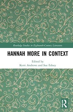 portada Hannah More in Context (Routledge Studies in Eighteenth-Century Literature) (en Inglés)