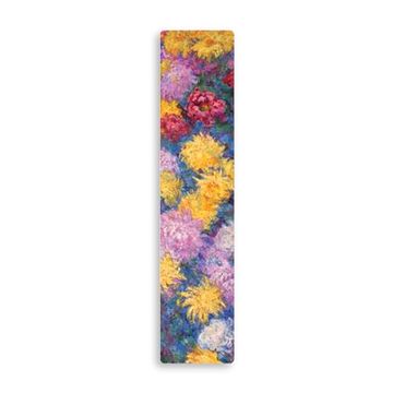 portada Paperblanks | Monet's Chrysanthemums | Monet’S Chrysanthemums | Bookmarks | Bookmark (en Inglés)