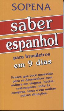 portada Saber Espanhol Para Brasileros em 9 Dias (in Spanish)