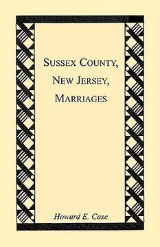 portada sussex county, new jersey, marriages (en Inglés)