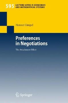 portada preferences in negotiations: the attachment effect (en Inglés)