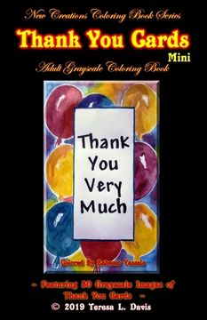 portada New Creations Coloring Book Series: Thank You Cards Mini (in English)