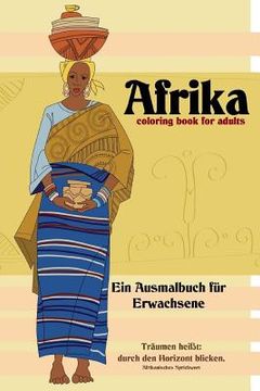 portada Afrika: coloring book for adults - Ein Ausmalbuch für Erwachsene (in German)
