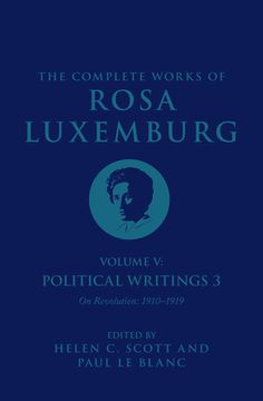 portada The Complete Works Volume of Rosa Luxemburg: Volume V (en Inglés)