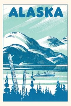 portada Vintage Journal Alaskan Travel Poster (in English)