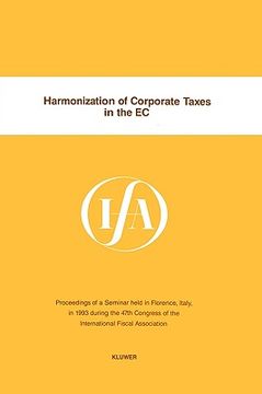 portada harmonization of corporate taxes in the ec (en Inglés)