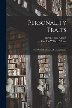 portada Personality Traits: Their Classification And Measurement (en Inglés)