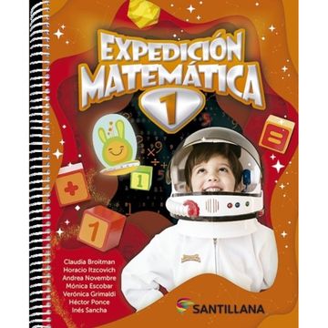 portada Expedicion Matematica 1 Santillana [Anillado]