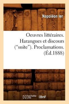 portada Oeuvres Littéraires Publiées d'Après Les Originaux Et Les Meilleurs Textes. Tome 3 (Ed.1888) (en Francés)