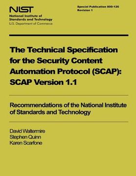 portada NIST Special Publication 800-126: The Technical Specification for the Security Content Automation Protocol: Version 1.1.