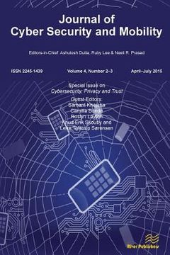 portada Journal of Cyber Security and Mobility (4-2&3): Cybersecurity, Privacy and Trust (en Inglés)