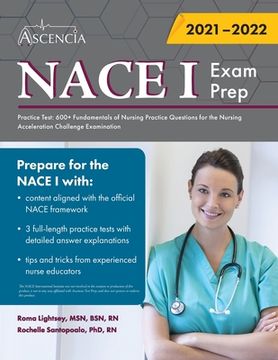 portada NACE 1 Exam Prep Practice Test: 600+ Fundamentals of Nursing Practice Questions for the Nursing Acceleration Challenge Examination (in English)