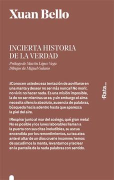 portada Incierta Historia de la Verdad: 16 (Rata (in Spanish)