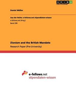 portada zionism and the british mandate (en Inglés)
