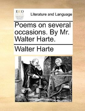 portada poems on several occasions. by mr. walter harte. (en Inglés)