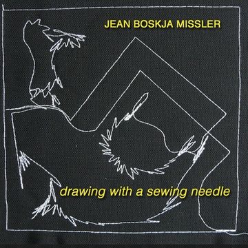portada drawing with a sewing needle (en Alemán)