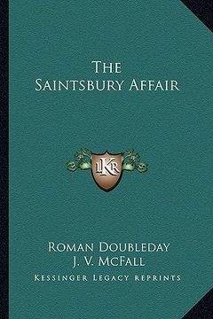 portada the saintsbury affair (en Inglés)