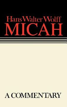 portada micah continental commentary (en Inglés)