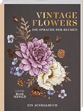 portada Vintage Flowers? Die Sprache der Blumen: Ein Ausmalbuch (in German)