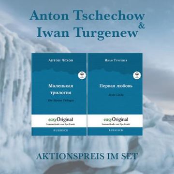 portada Anton Tschechow & Iwan Turgenew Softcover (Bücher + 2 mp3 Audio-Cds) - Lesemethode von Ilya Frank