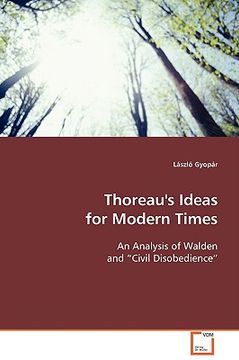 portada thoreau's ideas for modern times (in English)