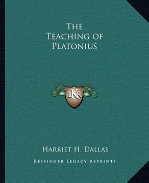 portada the teaching of platonius (en Inglés)