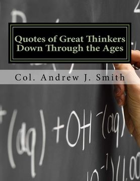 portada Quotes of Great Thinkers Down Through the Ages (en Inglés)