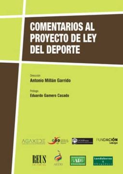 portada Comentarios al Proyecto de ley del Deporte (in Spanish)