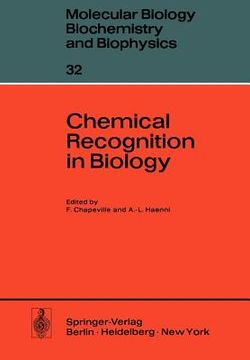portada chemical recognition in biology (en Inglés)