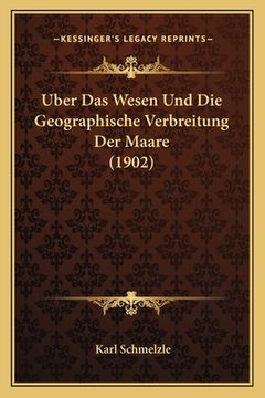 portada Uber Das Wesen Und Die Geographische Verbreitung Der Maare (1902) (en Alemán)