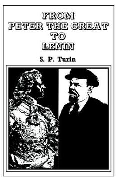 portada from peter the great to lenin cb: history of russian labour movement with special reference to trade unionism
