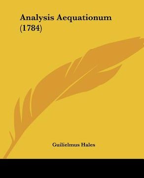 portada analysis aequationum (1784) (en Inglés)