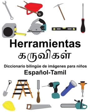 portada Español-Tamil Herramientas Diccionario bilingüe de imágenes para niños