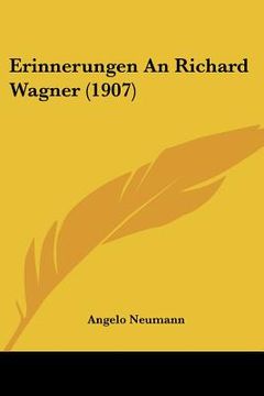 portada erinnerungen an richard wagner (1907) (en Inglés)
