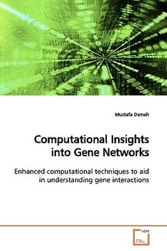 portada computational insights into gene networks (in English)