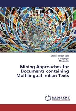 portada Mining Approaches for Documents containing Multilingual Indian Texts