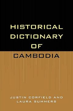 portada historical dictionary of cambodia (en Inglés)