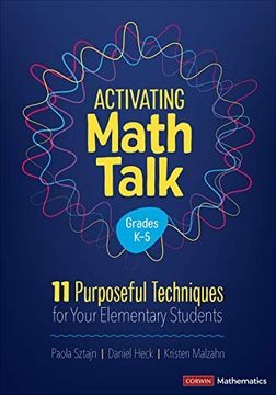portada Activating Math Talk: 11 Purposeful Techniques for Your Elementary Students (Corwin Mathematics Series) 