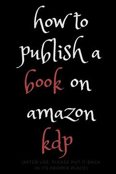portada How to Publish a Book on Amazon kdp (en Inglés)