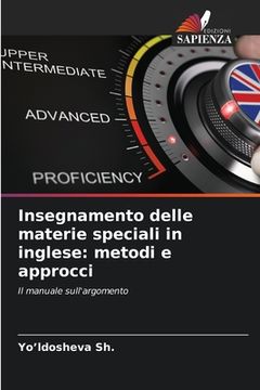 portada Insegnamento delle materie speciali in inglese: metodi e approcci (in Italian)
