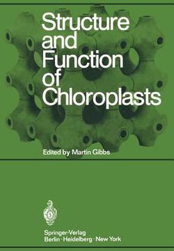 portada structure and function of chloroplasts (en Inglés)