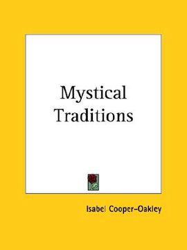 portada mystical traditions (en Inglés)