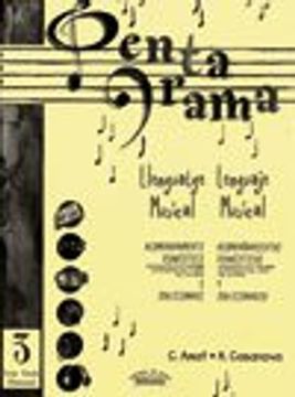 portada AMAT y CASANOVA - Pentagrama Llenguatje Musical 3º Grau Elemental (Ac.Piano) (Ed.Catalan y Castellano)