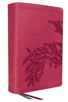 portada Nkjv, Evangelical Study Bible, Leathersoft, Rose, red Letter, Comfort Print: Christ-Centered. Faith-Building. Mission-Focused. 