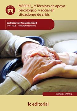 portada Técnicas de Apoyo Psicológico y Social en Situaciones de Crisis. Sant0208 - Transporte Sanitario (in Spanish)