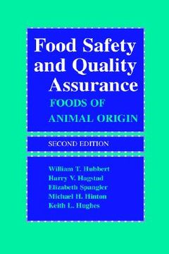 portada food safety and quality assurance: foods of animal origin (en Inglés)