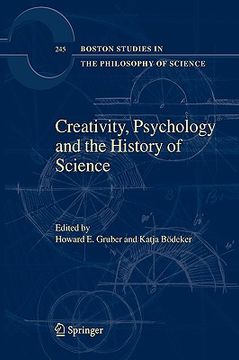 portada creativity, psychology and the history of science (en Inglés)