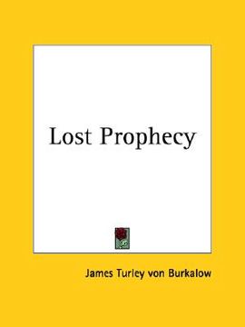 portada lost prophecy (en Inglés)