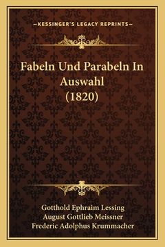 portada Fabeln Und Parabeln In Auswahl (1820) (in German)