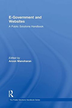 portada E-Government and Websites: A Public Solutions Handbook (The Public Solutions Handbook Series) (en Inglés)